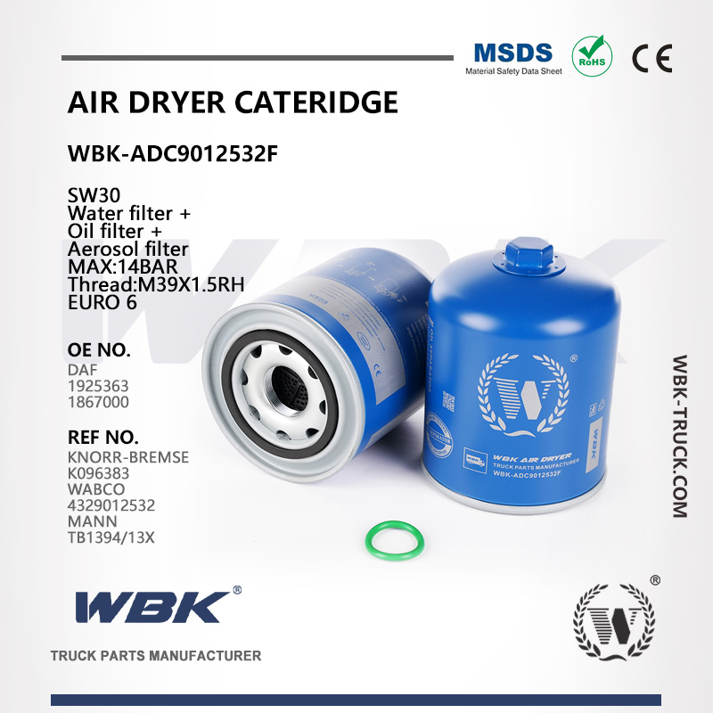 Air Dryer Cartridge SW30 Water filter +  Oil filter +  Aerosol filter