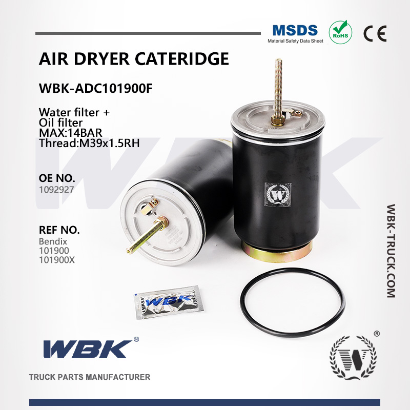 Air Dryer Cartridge Water filter + Oil filter